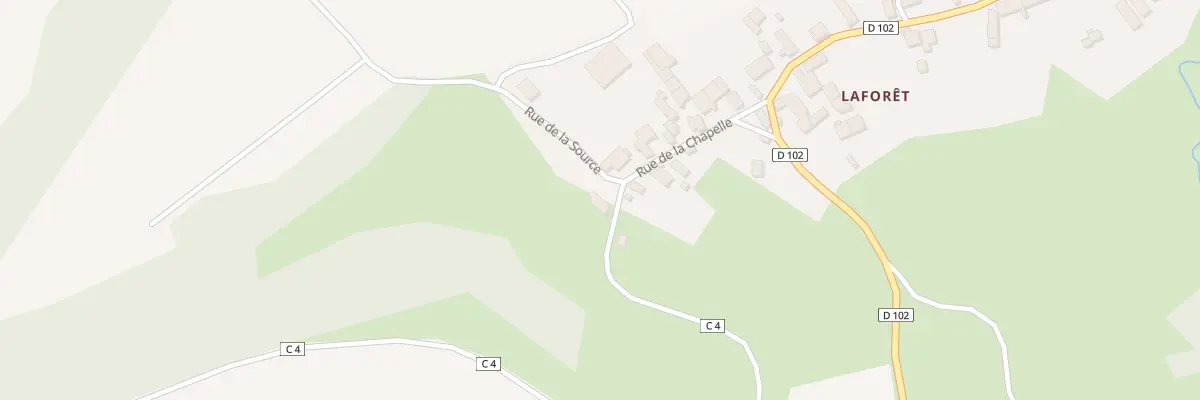 Plan du 1 Pl de la Fontaine à Terrefondrée