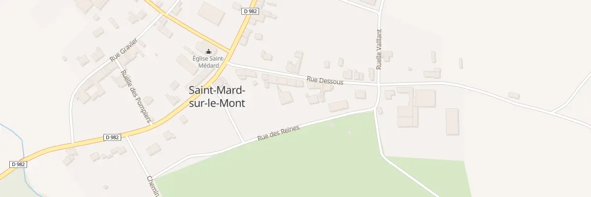Plan du 12 Rue Dessous à Saint-Mard-sur-le-Mont