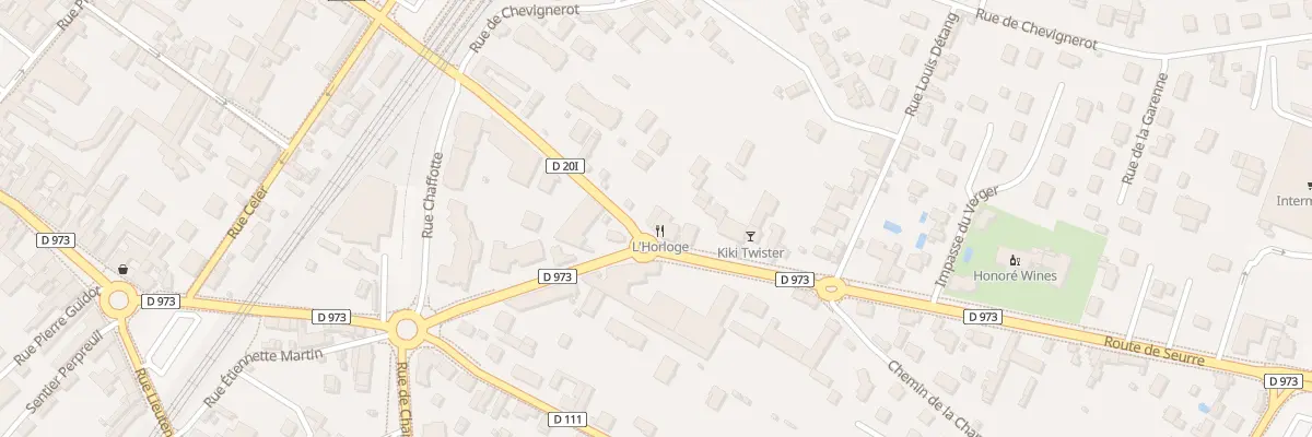Plan du 5 Rte de Seurre à Beaune