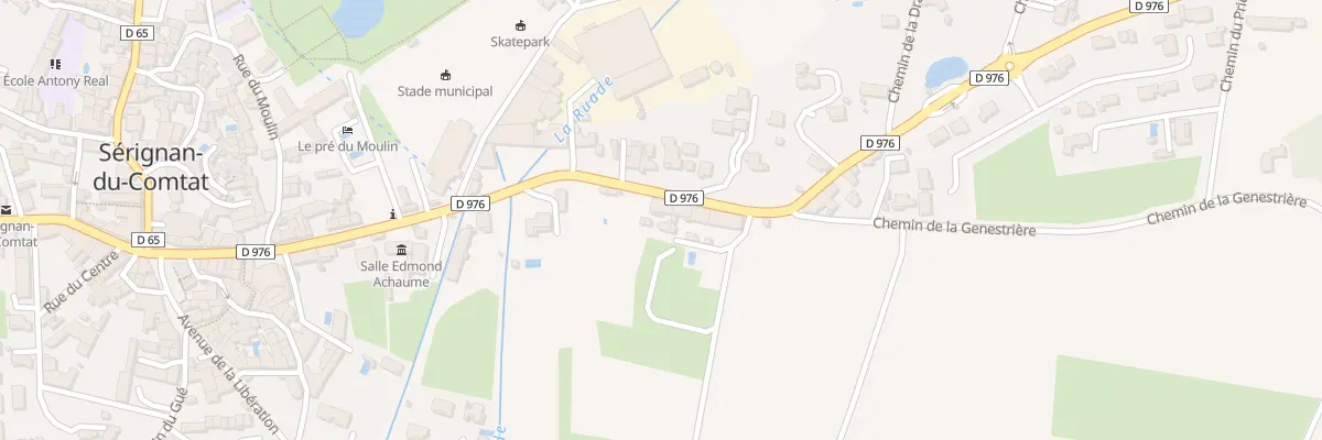 Plan du 30 Rte de Ste Cecile à Sérignan-du-Comtat