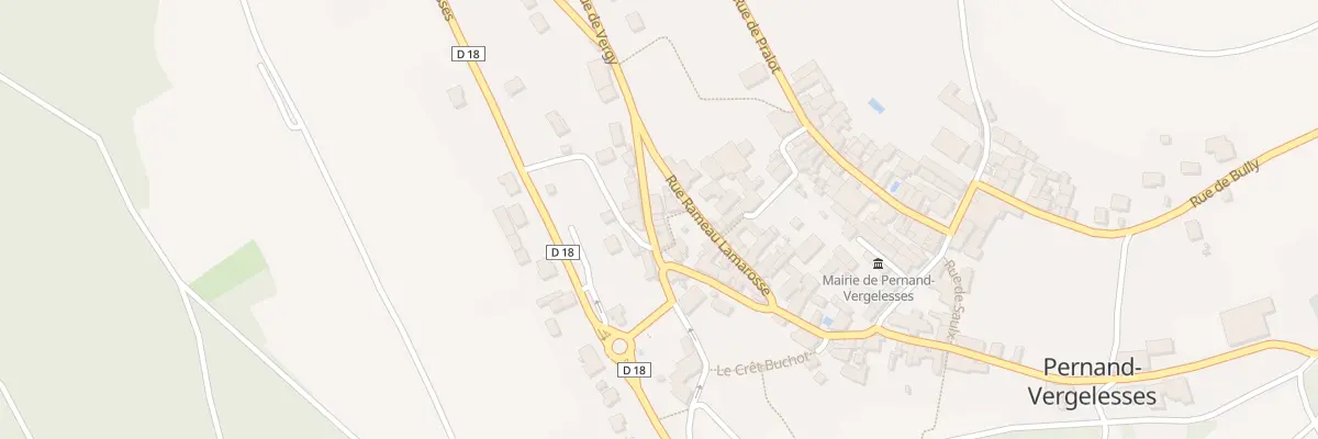 Plan du 3 Rue La Riotte à Pernand-Vergelesses