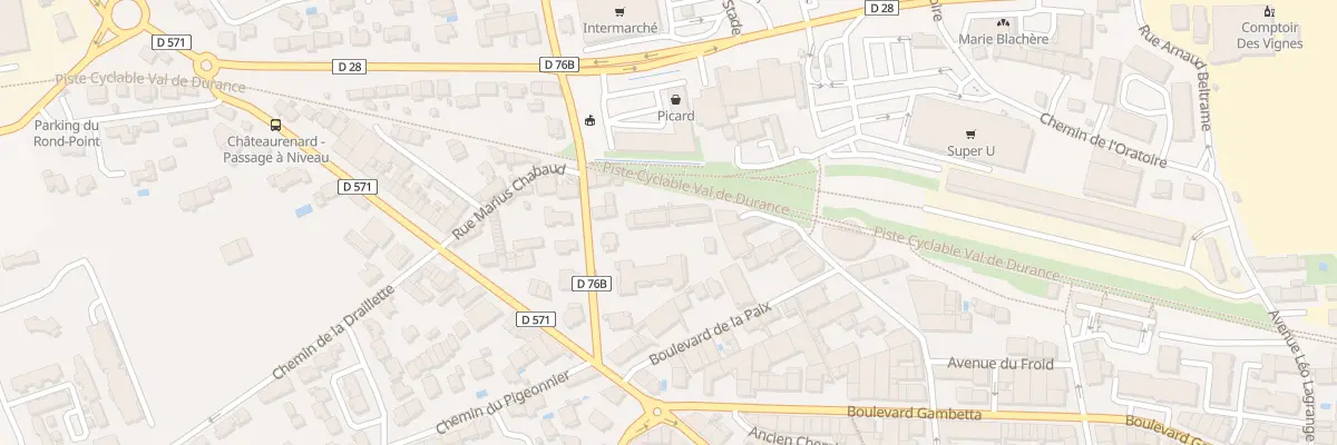 Plan du 4B Rue Paul Aubert à Marignane