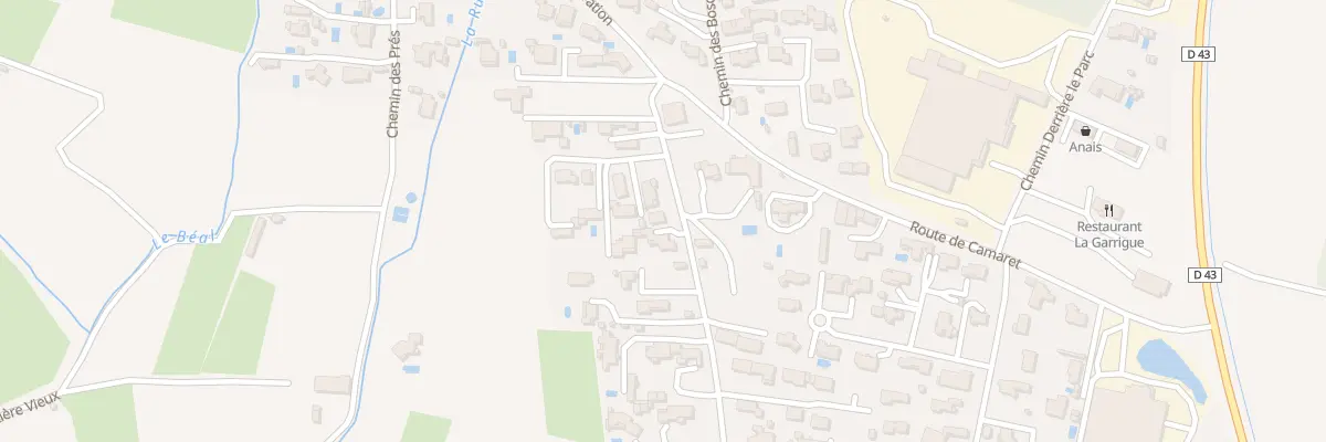 Plan du 9019 Che des Roards à Sérignan-du-Comtat