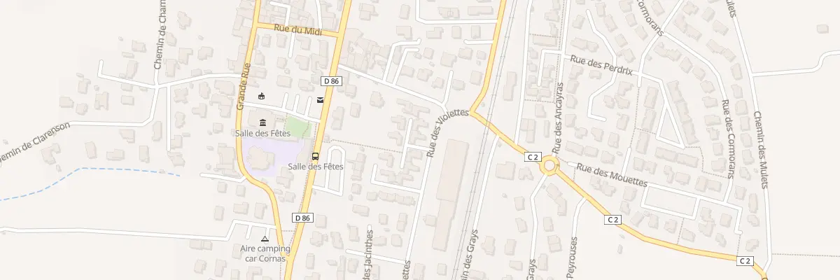 Plan du 1 Imp des Lys à Cornas