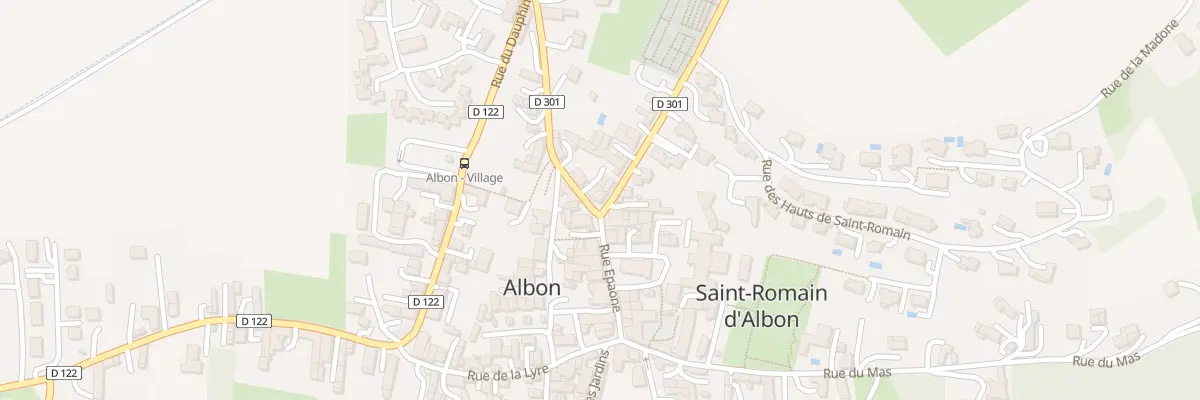 Plan du 120A Rue Epaone à Albon