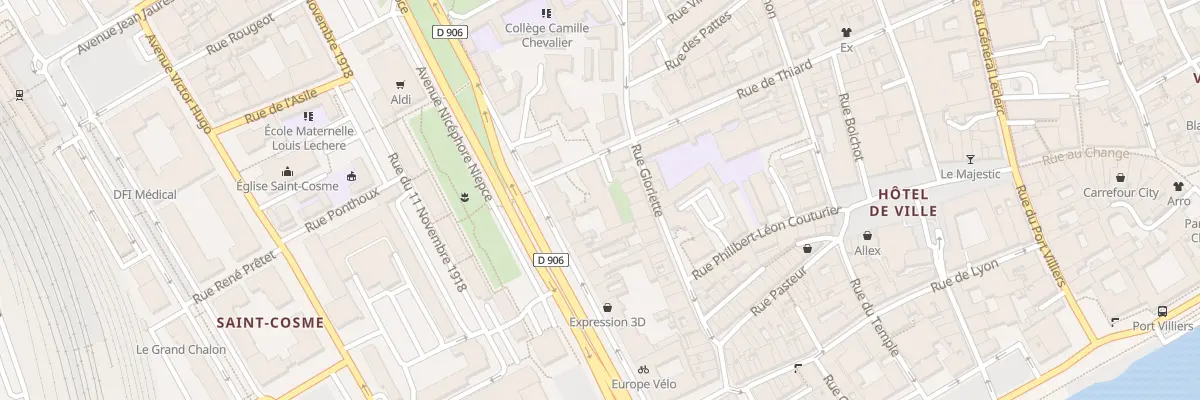 Plan du 30B Rue Michelet à Chalon-sur-Saône