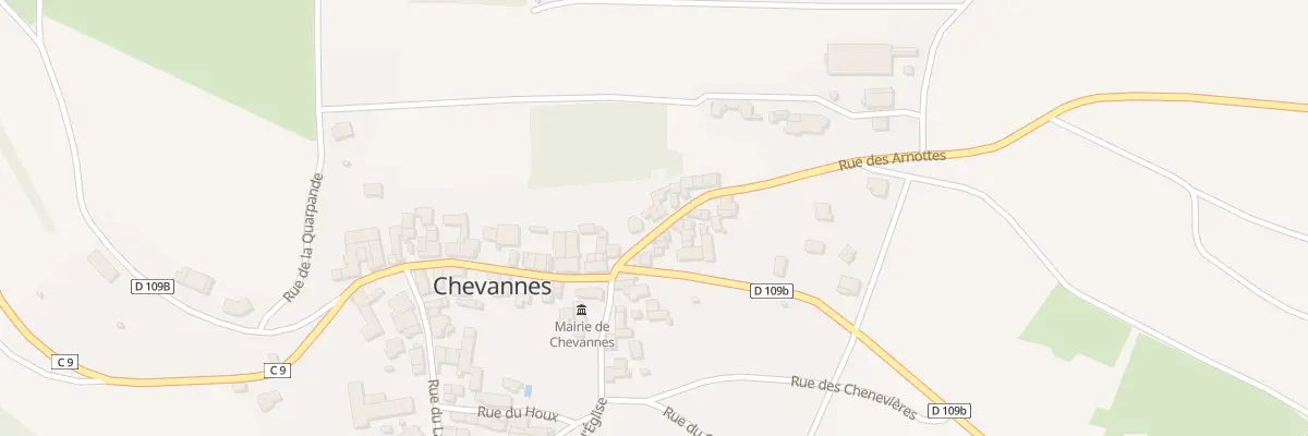 Plan du 5 Rue des Arnottes à Chevannes