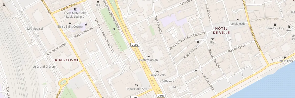 Plan du 24 Rue Michelet à Chalon-sur-Saône