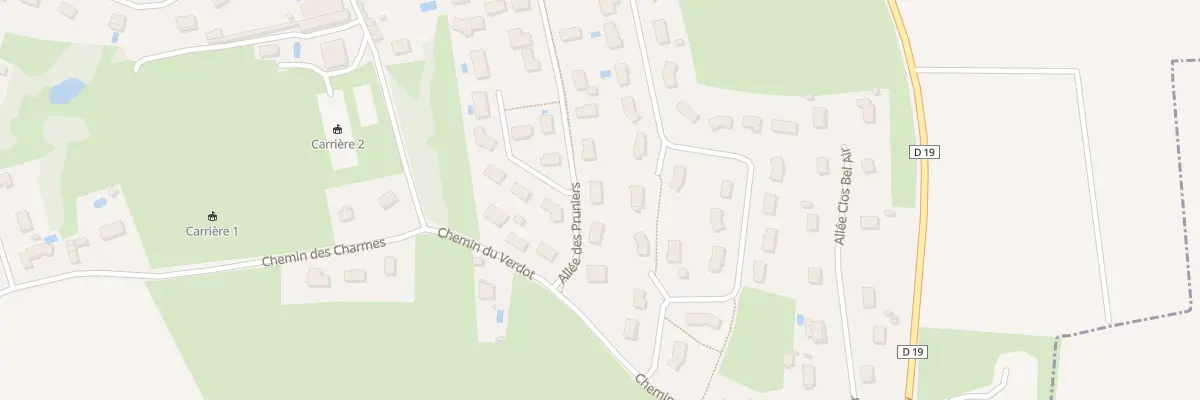 Plan du 6 All des Pruniers à Lessard-le-National