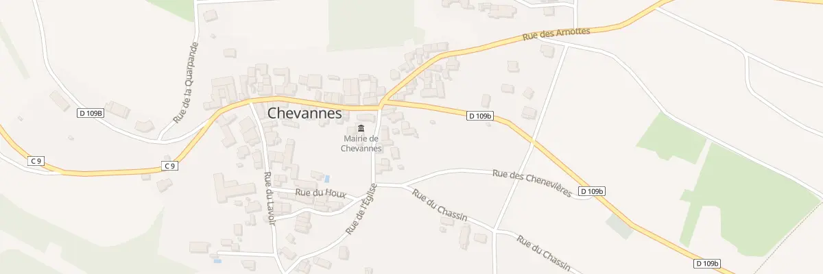 Plan du 7B Rue de l’Eglise à Chevannes