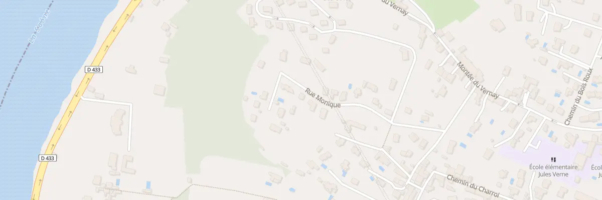 Plan du 9 Rue Monique à Caluire-et-Cuire