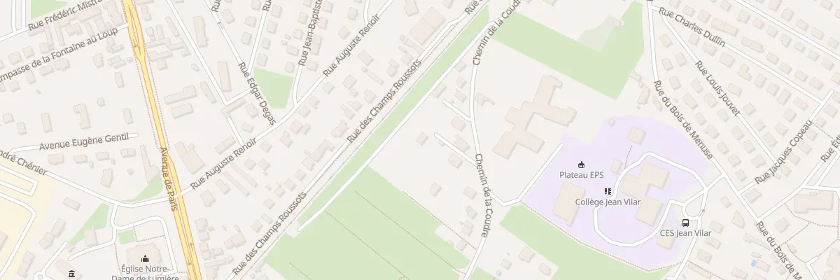 Plan du 51 Che de la Coudre à Chalon-sur-Saône