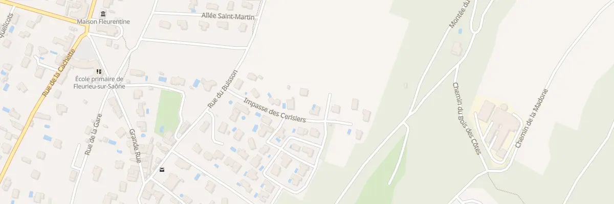 Plan du 9001 Imp des Cerisiers à Fleurieu-sur-Saône
