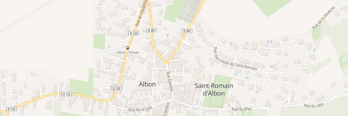 Plan du 30 Rte de la Vittonière à Albon