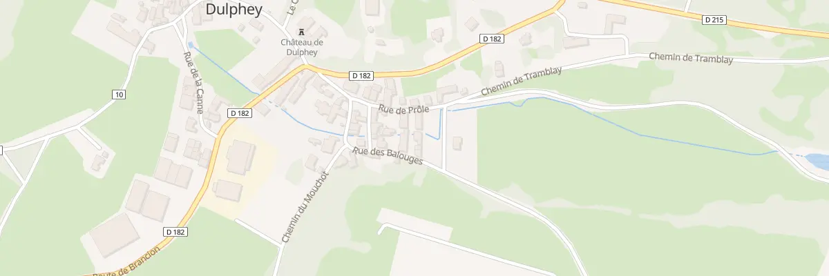 Plan du 10 Rue de Prôle à Mancey