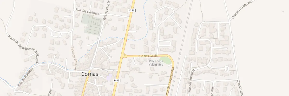 Plan du 3T Rue des Geais à Cornas