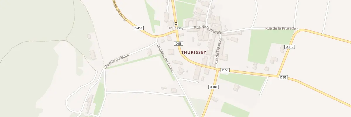 Plan du 6900F Thurissey à Montbellet