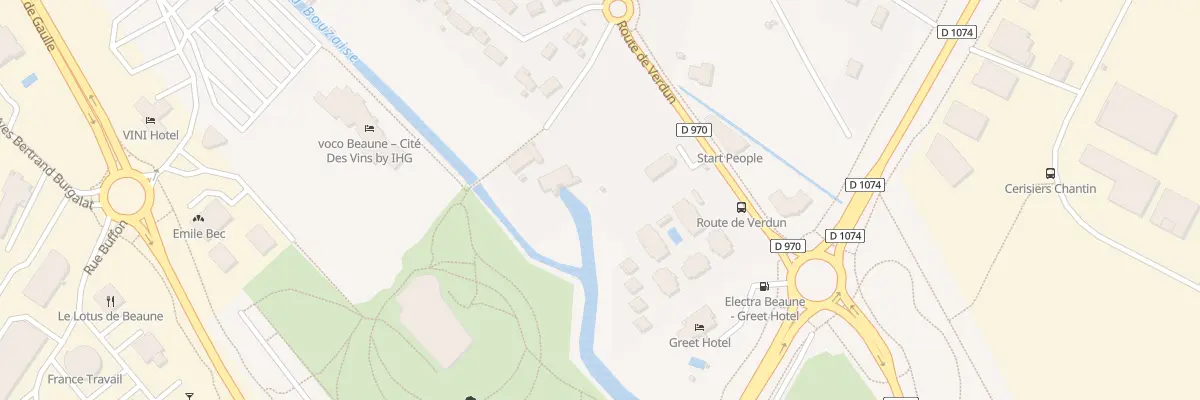 Plan du 50B Rte de Verdun à Beaune