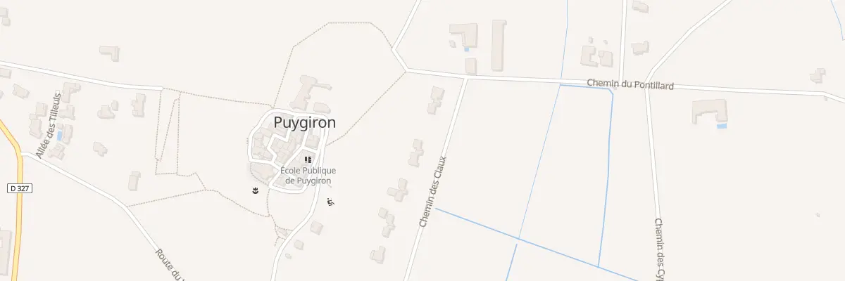Plan du 5077 Claux à Puygiron
