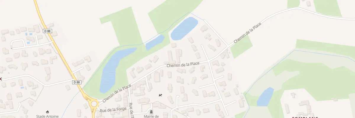 Plan du 253 Che de la Place à Savigneux
