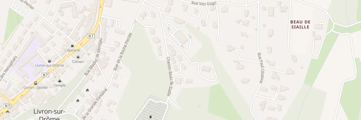 Plan du 6 Imp Bernard Cathelin à Livron-sur-Drôme
