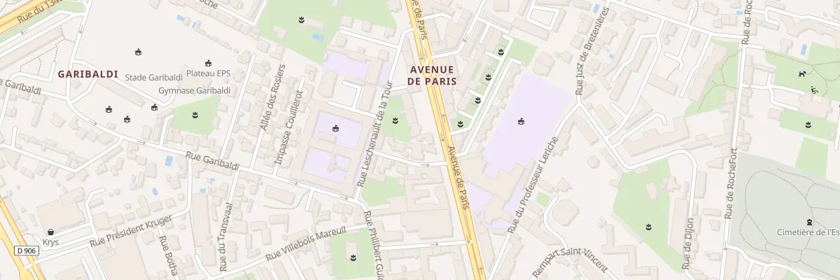 Plan du 31 Av de Paris à Chalon-sur-Saône