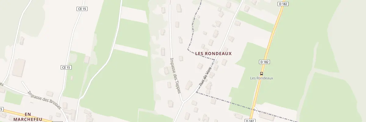 Plan du 12 Imp des Teppes à Mancey