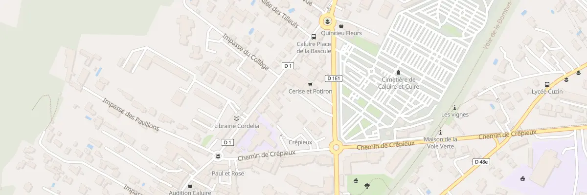 Plan du 122 Rue Jean Moulin à Caluire-et-Cuire