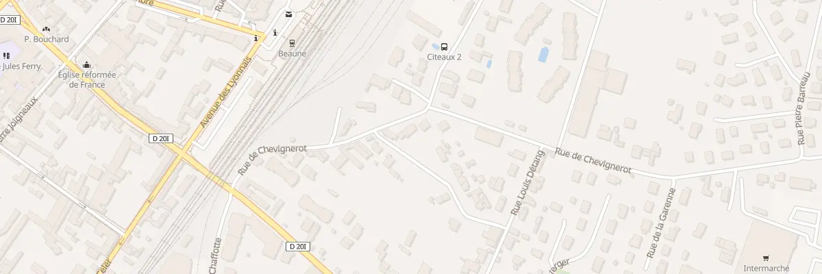 Plan du 18 Rue de Chevignerot à Beaune