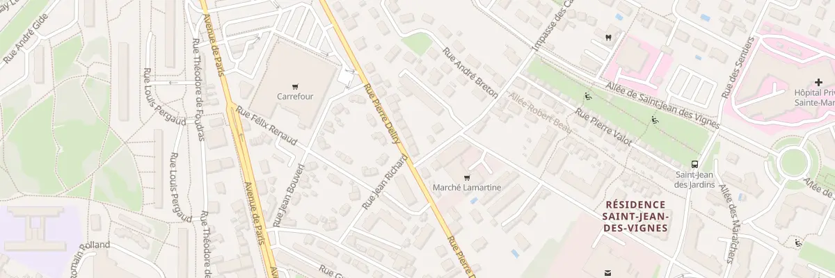 Plan du 110 Rue Pierre Deliry à Chalon-sur-Saône