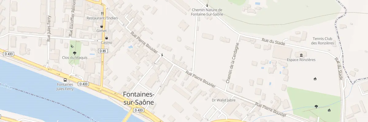 Plan du 31 Rue Pierre Bouvier à Fontaines-sur-Saône