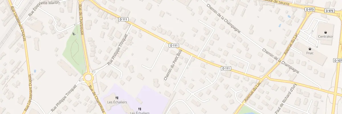 Plan du 22 Rte de Challanges à Beaune