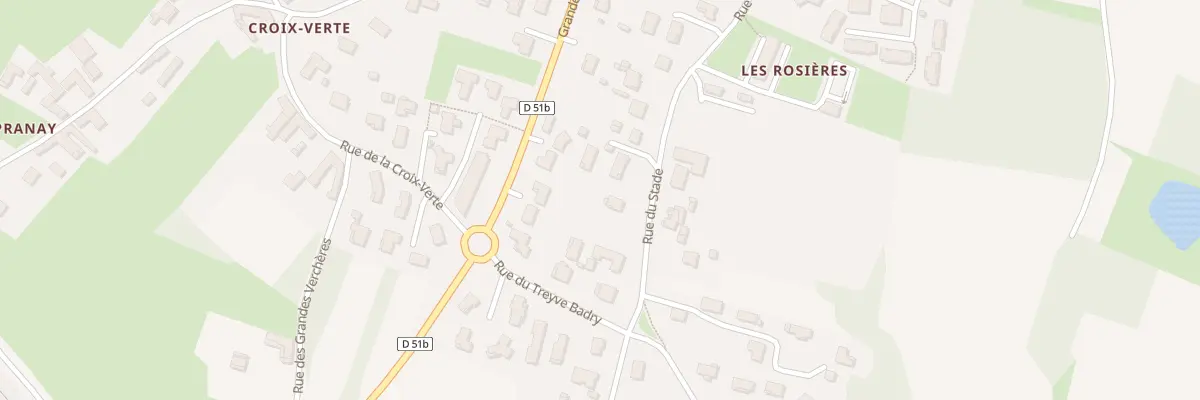 Plan du 1166 Rue du Stade à Grièges