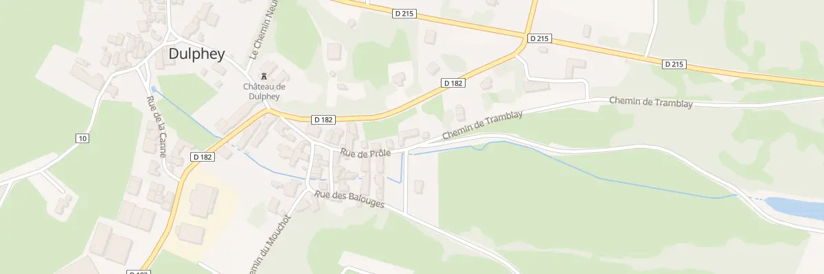 Plan du 9 Rue de Prôle à Mancey