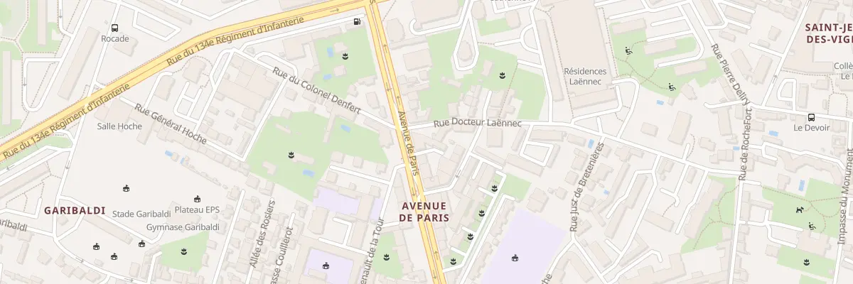 Plan du 52 Av de Paris à Chalon-sur-Saône