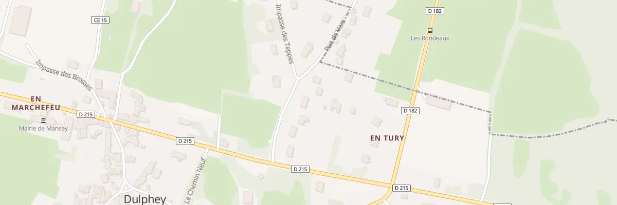 Plan du 8 Rue de Vers à Mancey