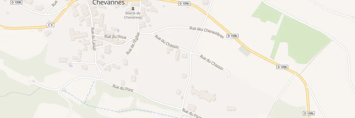 Plan du 8 Rue du Chassin à Chevannes