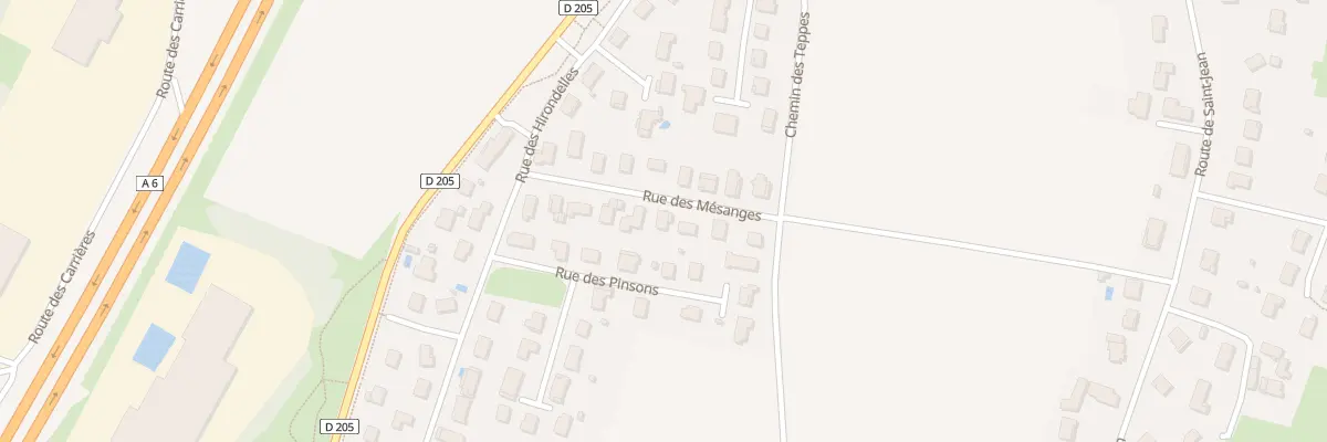 Plan du 10 Rue des Mésanges à Saint-Martin-Belle-Roche