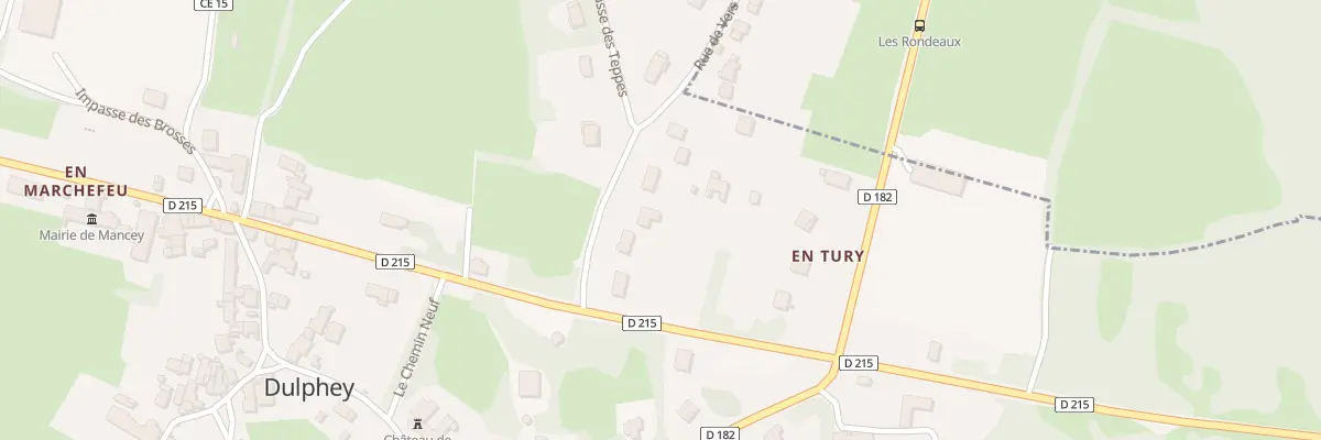 Plan du 6 Rue de Vers à Mancey