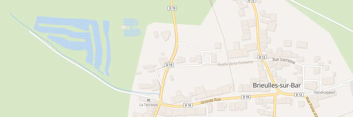 Plan du 1 Che de la Fontaine à Brieulles-sur-Bar