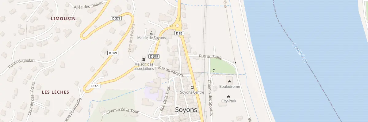 Plan du 40 Av des Frères Montgolfier à Soyons