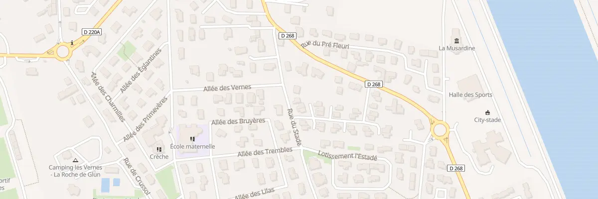 Plan du 9 Rue du Stade à La Roche-de-Glun