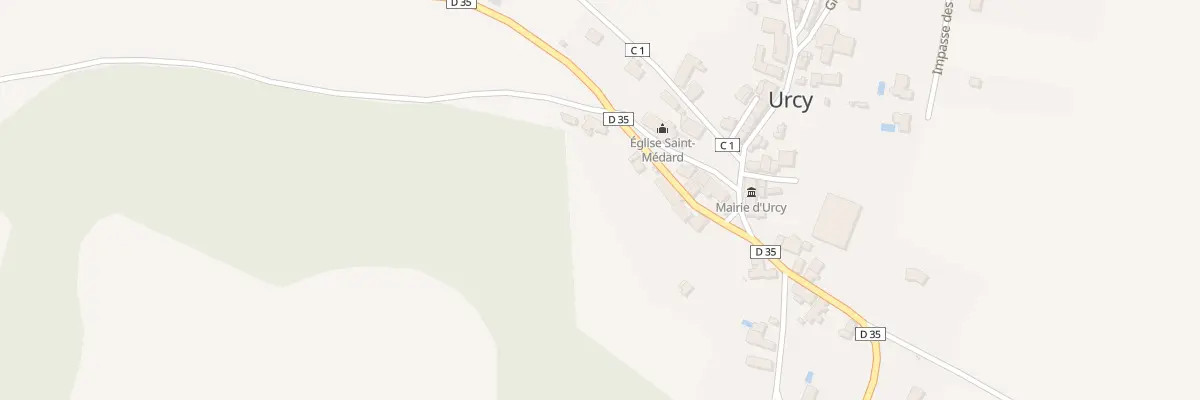 Plan du 4 Rue Lamartine à Urcy