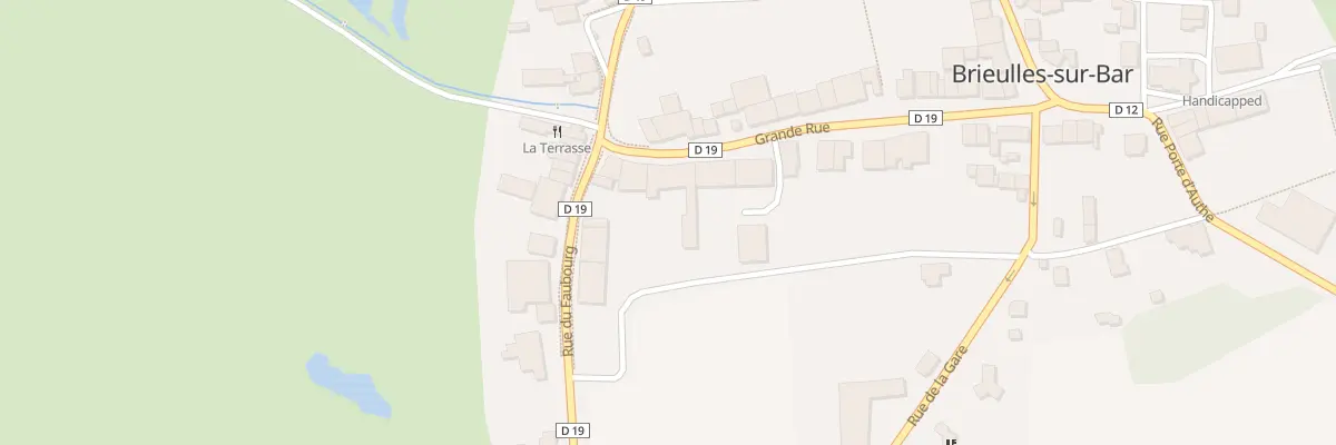 Plan du 25 Gr Grande Rue à Brieulles-sur-Bar