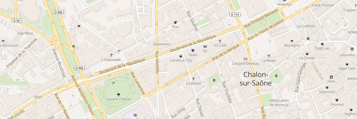 Plan du 45 Rue Denon à Chalon-sur-Saône