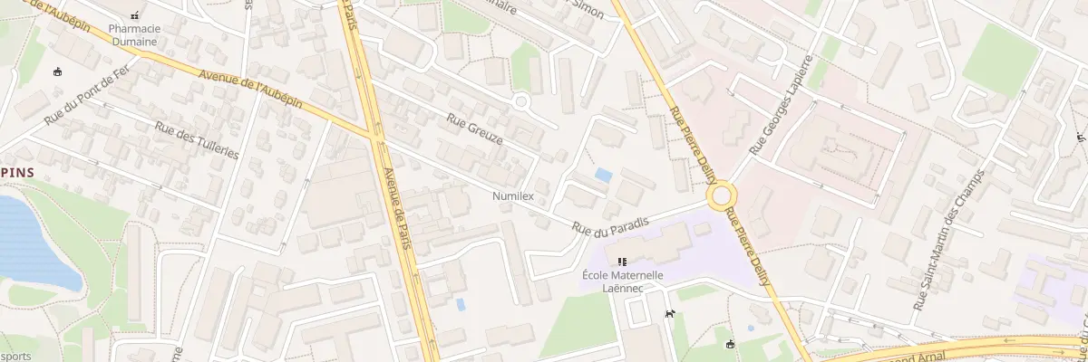 Plan du 2 Rue Greuze à Chalon-sur-Saône