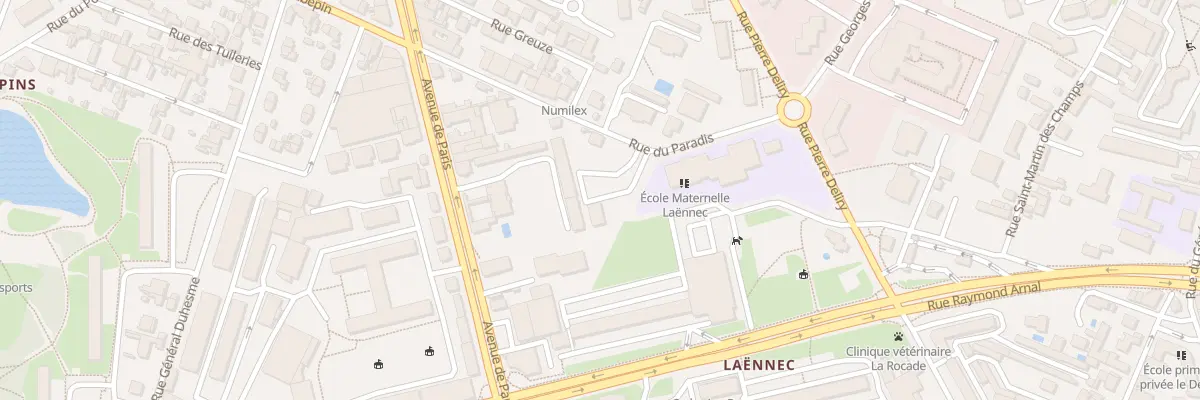 Plan du 88 Av de Paris à Chalon-sur-Saône
