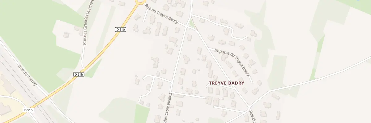 Plan du 93 Rue des Croix Vieilles à Grièges