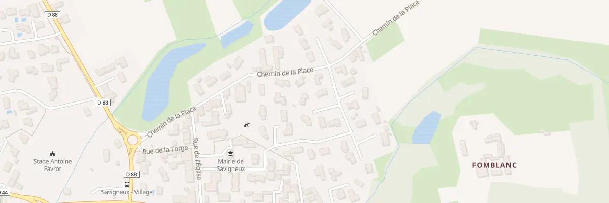 Plan du 4 Rue du Chenevier à Savigneux