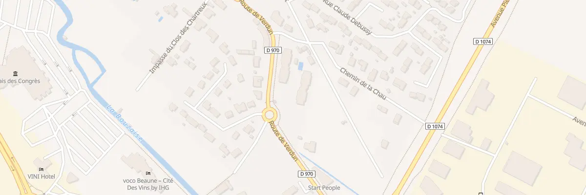 Plan du 41A Rte de Verdun à Beaune